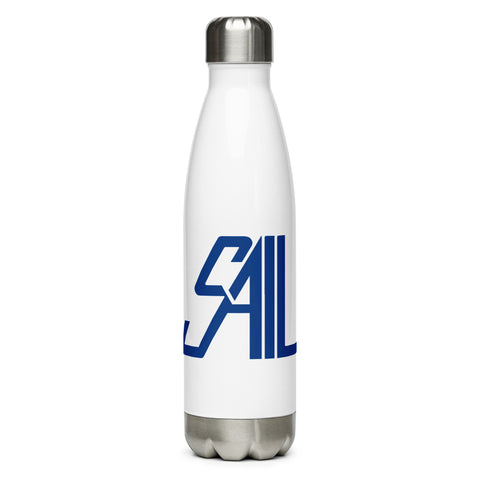 White SAIL Stainless Steel Water Bottle